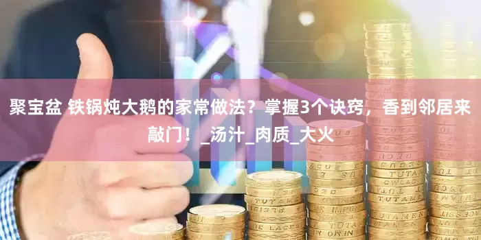 聚宝盆 铁锅炖大鹅的家常做法？掌握3个诀窍，香到邻居来敲门！_汤汁_肉质_大火
